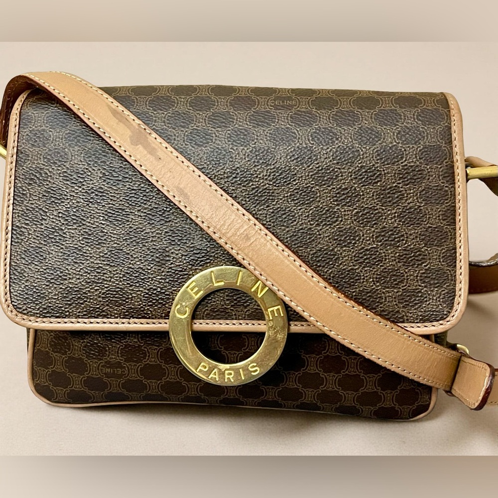 CELINE Macadam Crossbody Bag